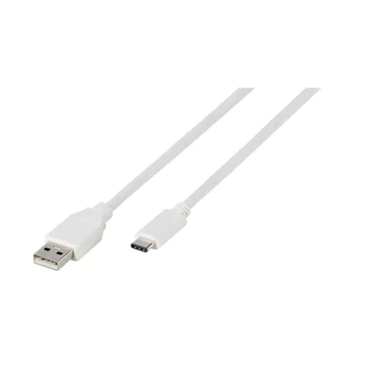 USB-C-laddningskabel 1,2 m - Vit